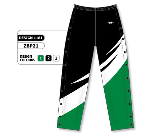 Athletic Knit Custom Sublimated Basketball Warm Up Pant Design 1181 (ZBP21-1181)